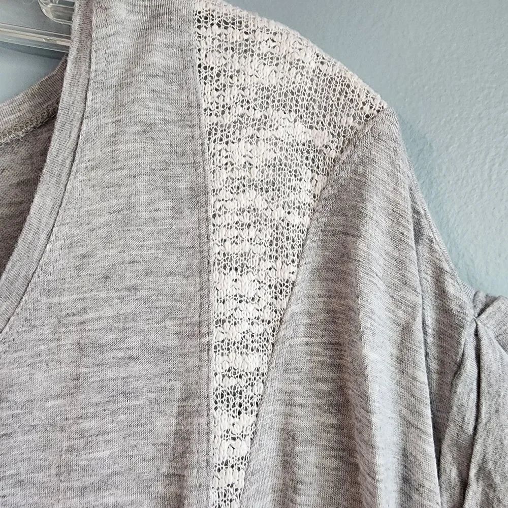 Cato Gray Flared Short Sleeve Tunic - Picture 4 of 11